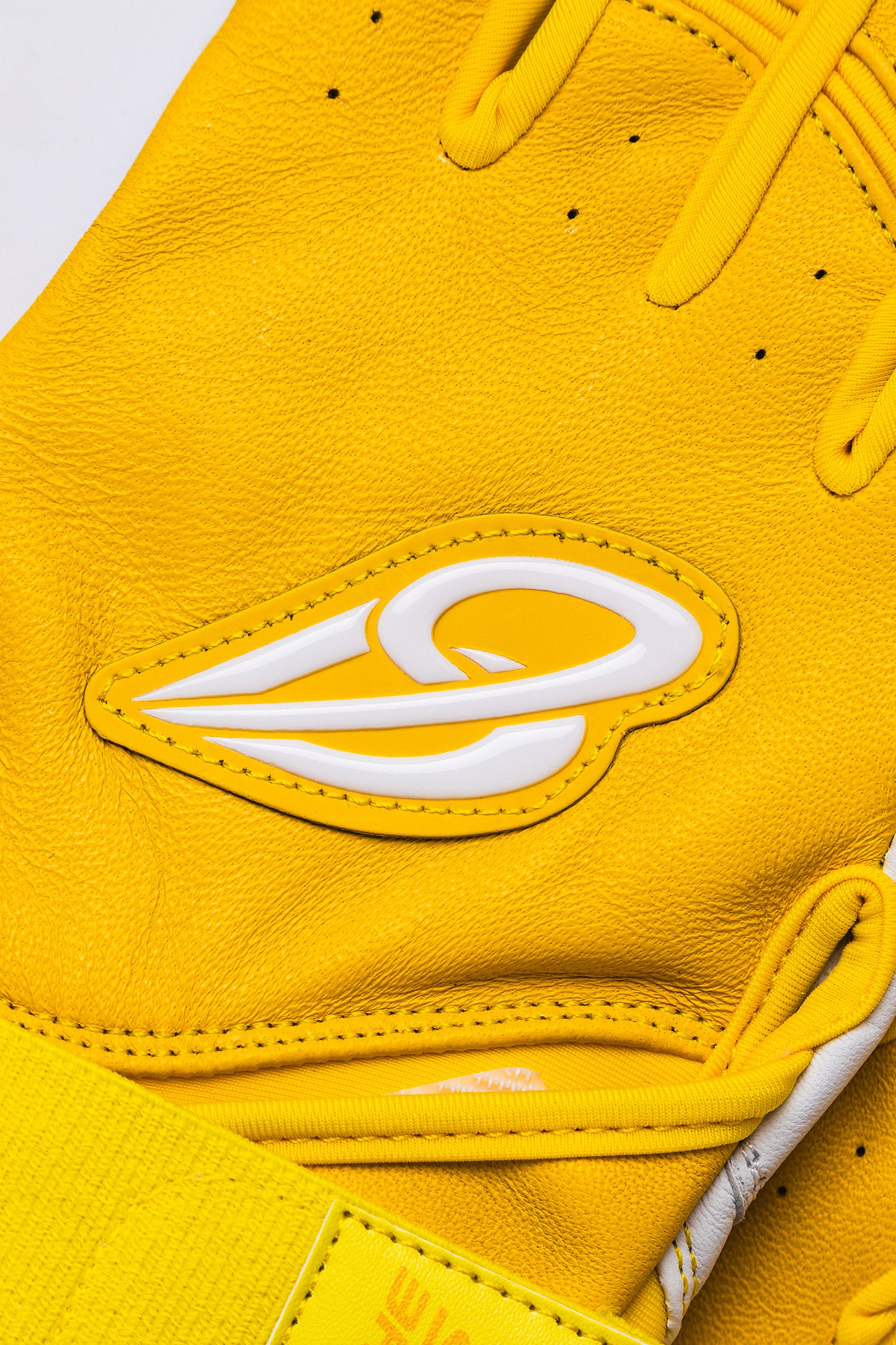 Best9 Long Cuff Premium Batting Gloves - Yellow