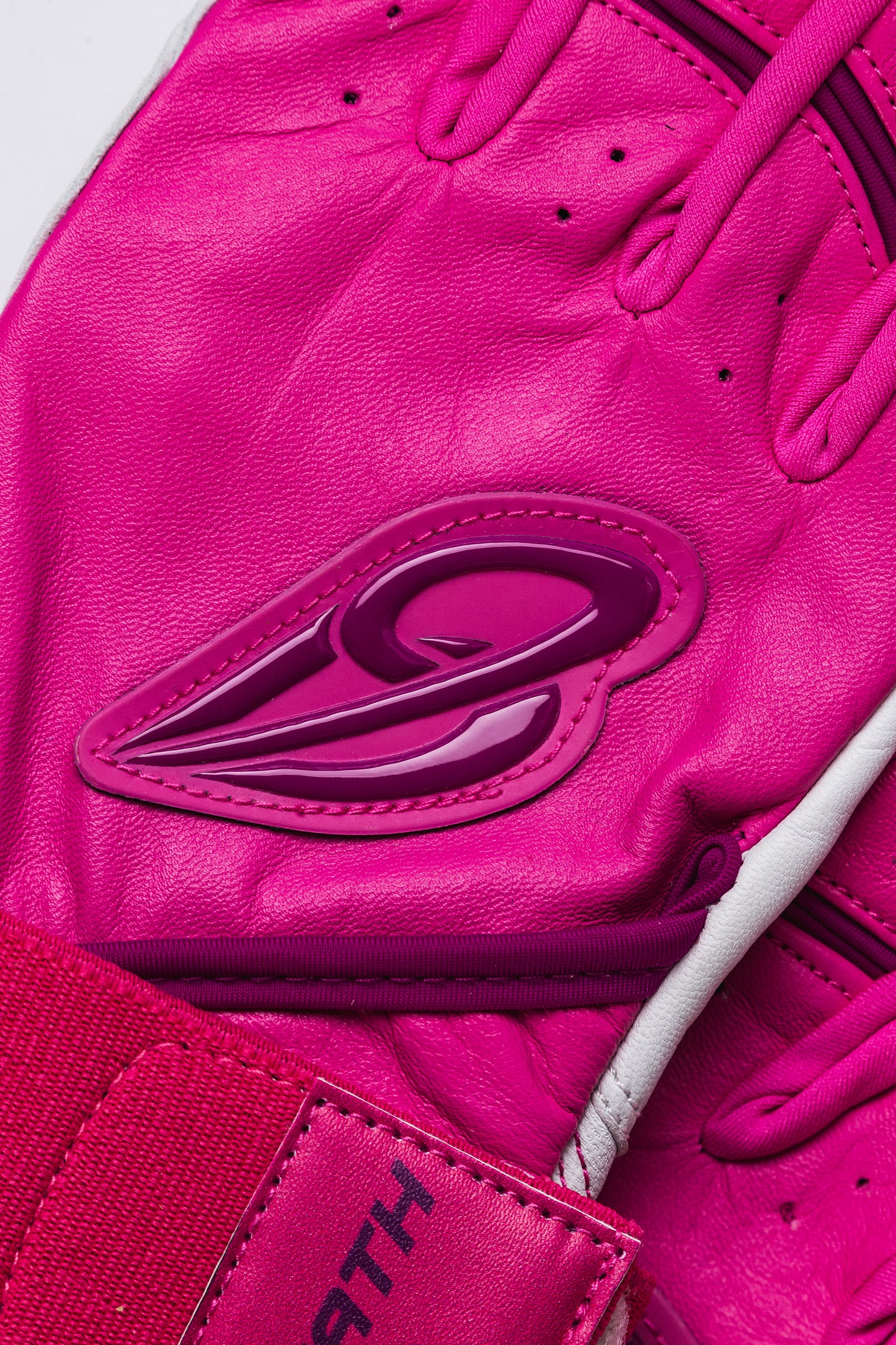 Best9 Long Cuff Premium Batting Gloves - Pink