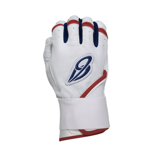 Best9 Long Cuff Premium Batting Gloves - USA Series